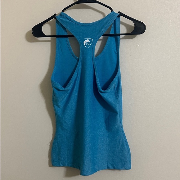 EUC Alphalete Women’s Blue Athletic Tank Top Small - Picture 3 of 4